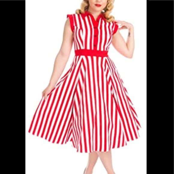 Hearts and Roses Dresses & Skirts - Small Hearts & Roses dress Rockabilly pinup